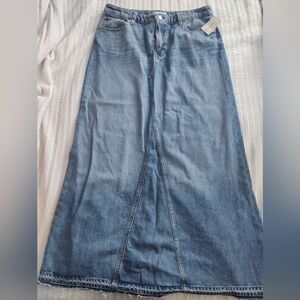 Lucky Brand Maxi Denim Skirt